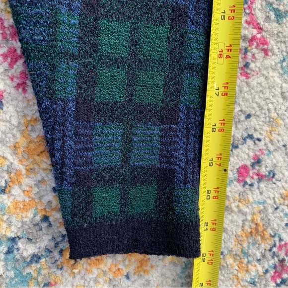 Vintage Talbots Wool Tartan Plaid Sweater Blazer Petite Small - Picture 7 of 9
